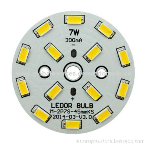 LED 7W ODM 5630/2835/3014/5050 SMD Module, Lightweight and Easy Assembly Process